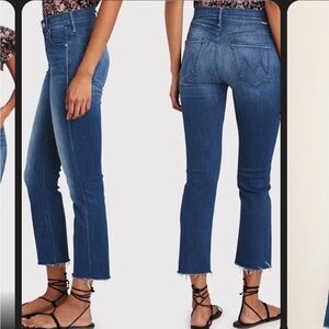 Mother Mid Rise Dazzler Crop Jeans